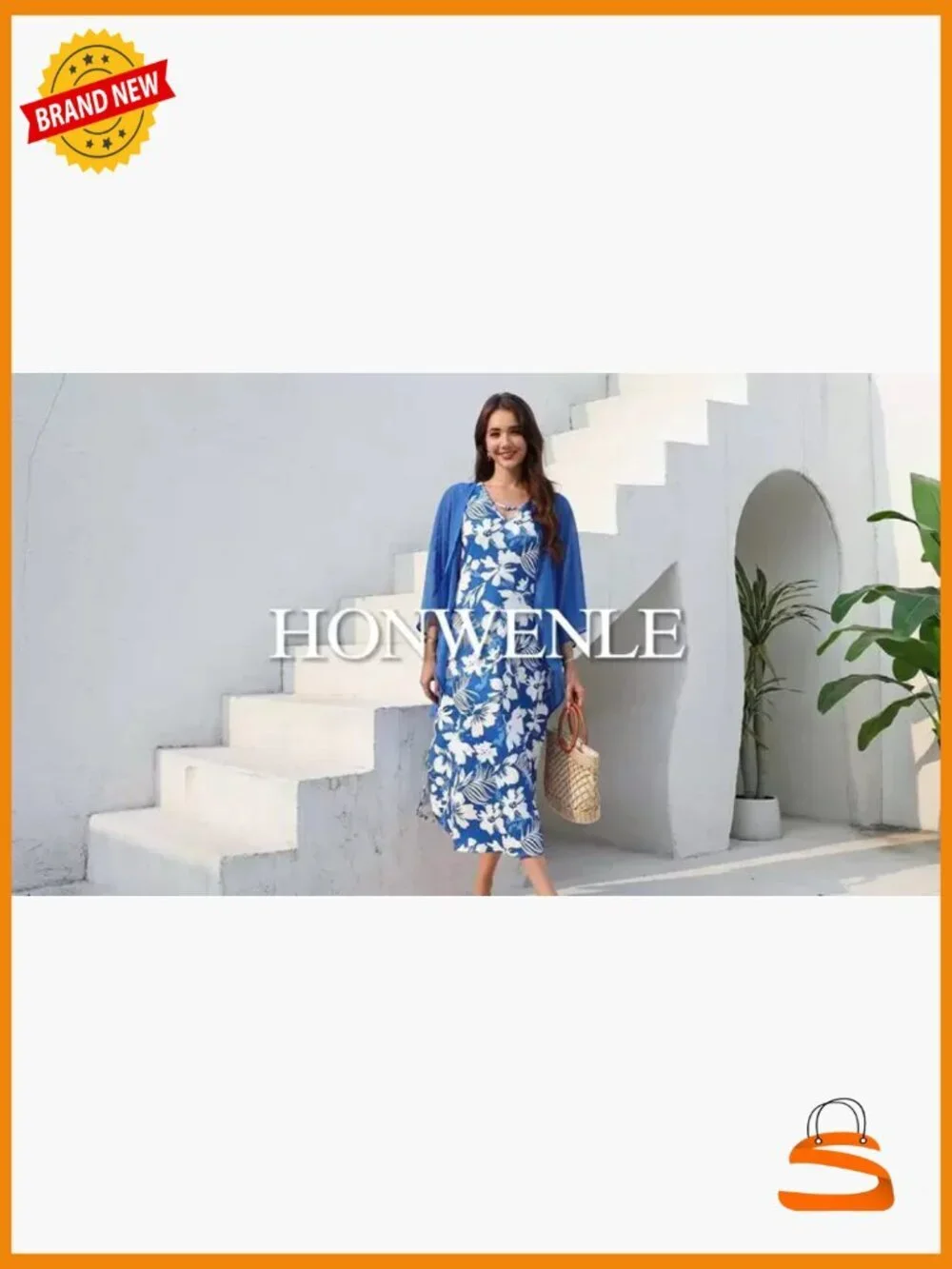 Sleeveless Maxi Dress Set with Cover Up V-Neck Flowy